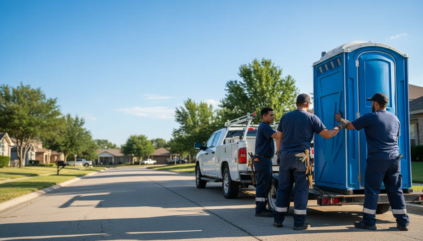 Portable Toilet Rental in Webbers Falls, OK near me